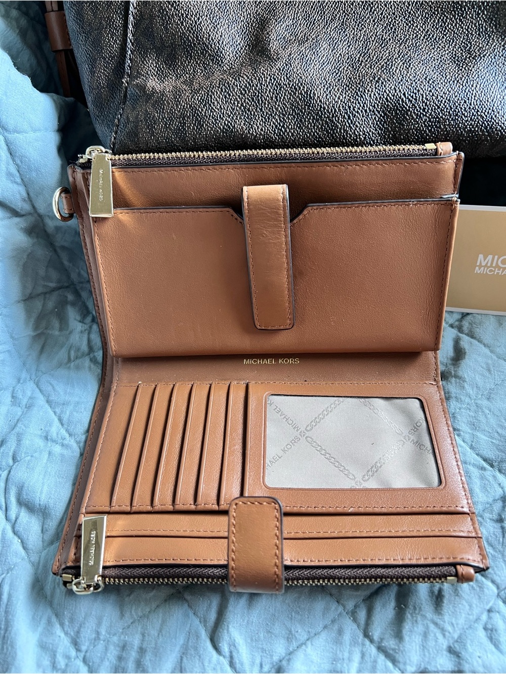 Michael Kors Brown Leather Bag - Picture 2 of 6